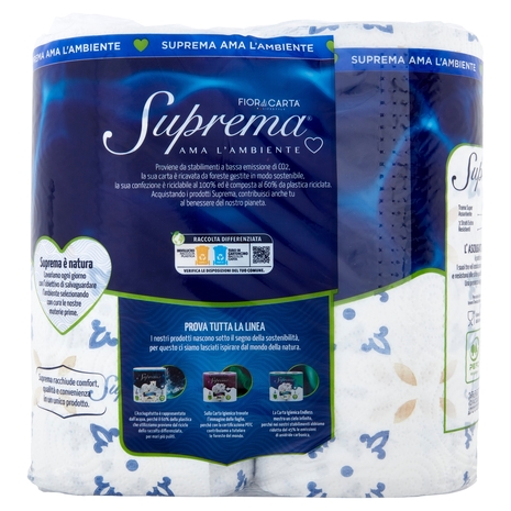 Fior di Carta Lifestyle Suprema Asciugatutto Ultra Assorbente 3 Veli Maxi Rotoli 2 pz